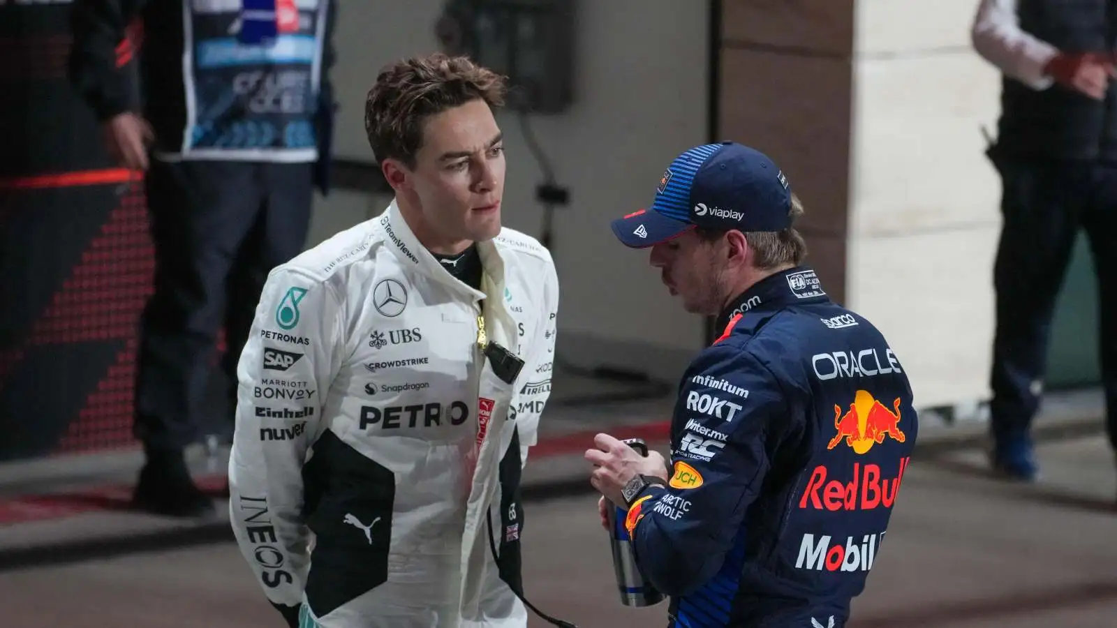 George Russell's new warning to Max Verstappen after explosive spat