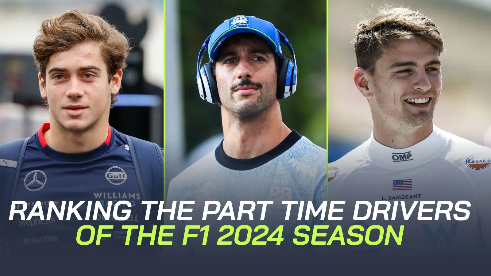 Formula 1 Riders Ranked: The best and worst part-time drivers on the F1 2024 grid