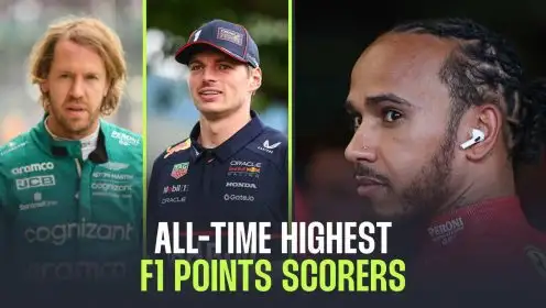 F1 points all-time rankings: Where do Hamilton, Verstappen and Alonso feature?