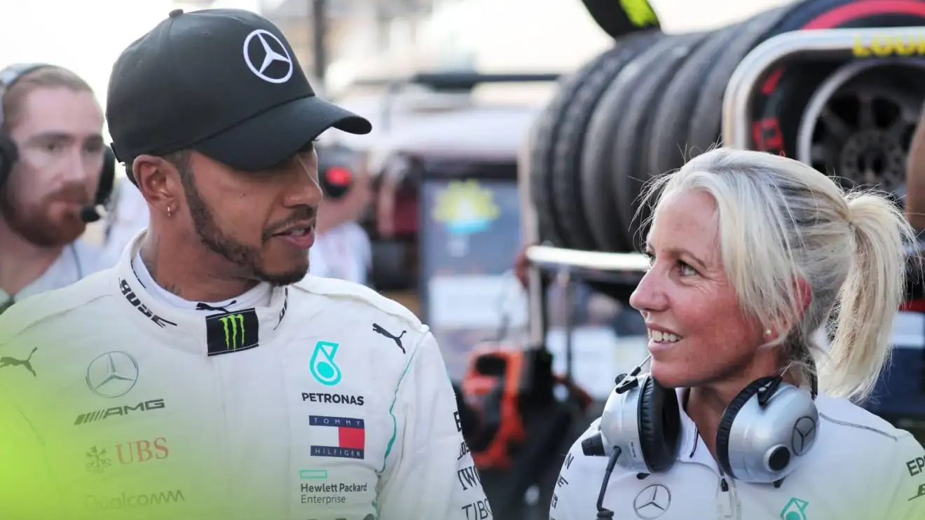 Lewis Hamilton and Angela Cullen