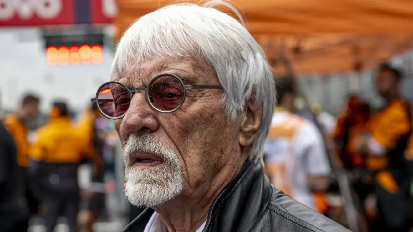 Former F1 supremo Bernie Ecclestone on the grid at the 2024 Brazilian Grand Prix