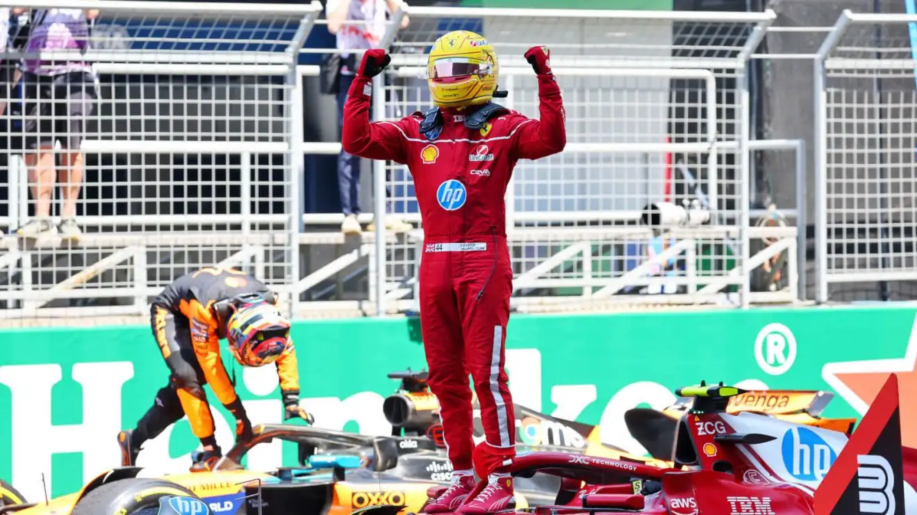 Lewis Hamilton calls out 'yapping' critics after clinching Sprint win for Ferrari
