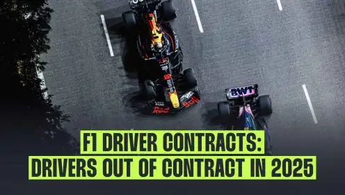 Revealed: The four drivers out of contract at the end of the F1 2025 season