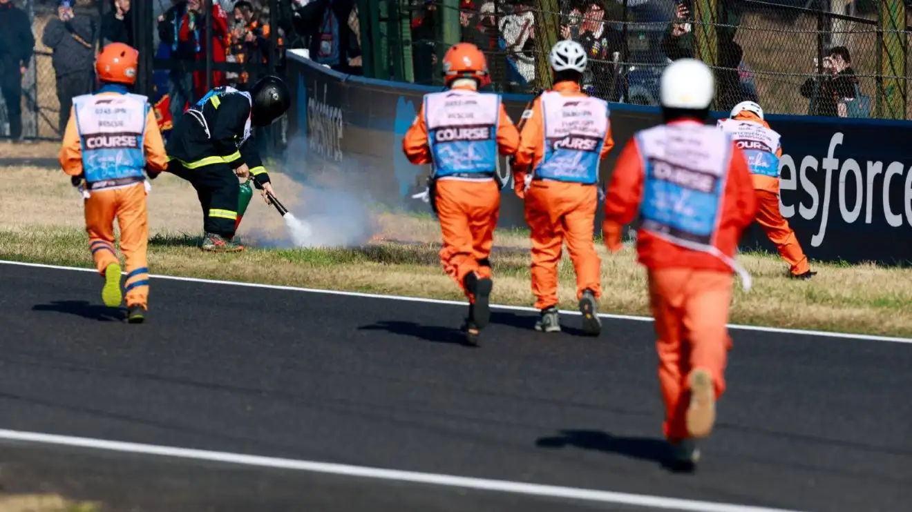 FIA take immediate action after grass fires at Japanese Grand Prix