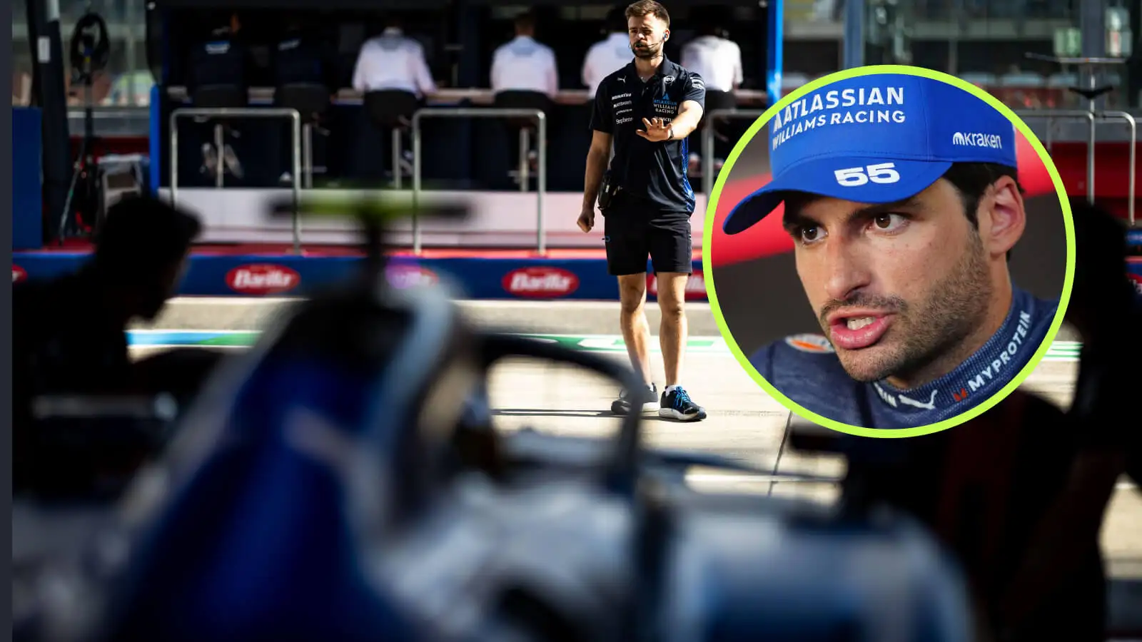 Unheard Williams radio message as Carlos Sainz admits Imola risk 'backfired'