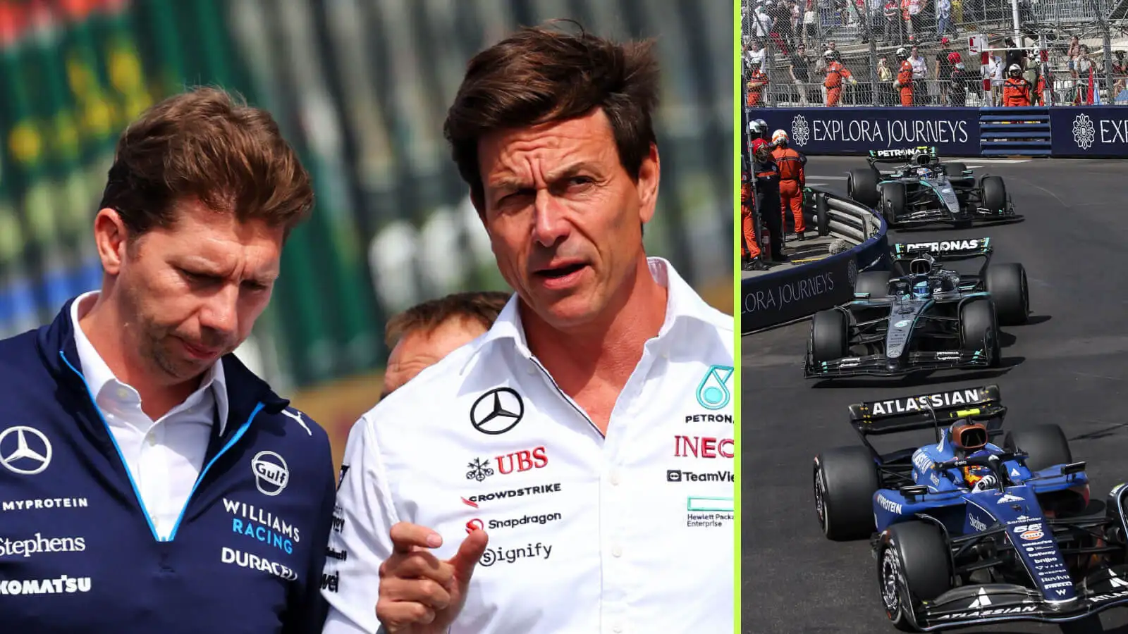Revealed: The truth behind Wolff’s exchange with Vowles in Monaco