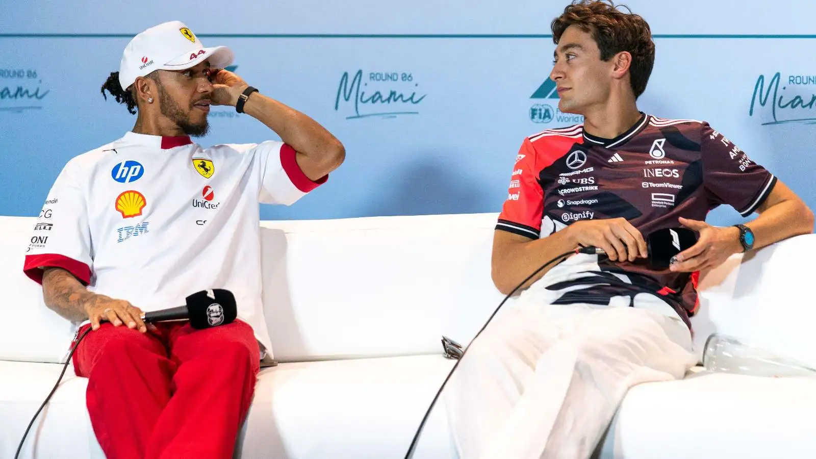 Lewis Key Key Lewis Hamilton change spotted after his Mercedes exit