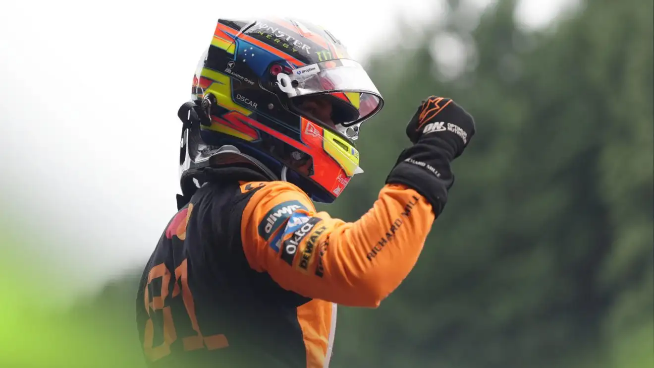 Oscar Piastri dedicates Belgian GP victory to grandfather with heartfelt champagne note