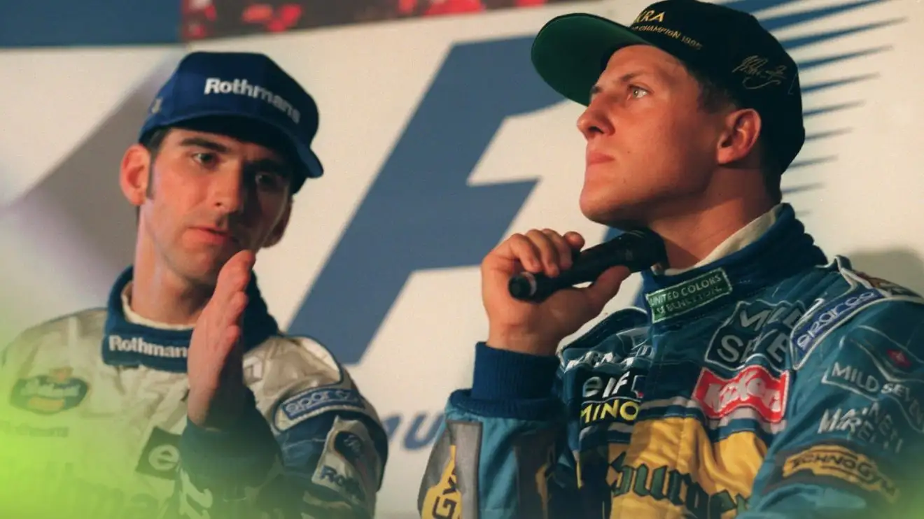 Damon Hill Recalls 'Awkward' Michael Schumacher Encounter and Cap Slap Incident