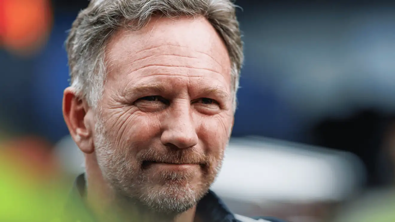 Christian Horner looks on at the 2025 Austrian Grand Prix