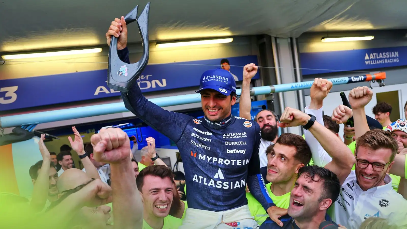 Carlos Sainz makes telling admission over first Williams podium