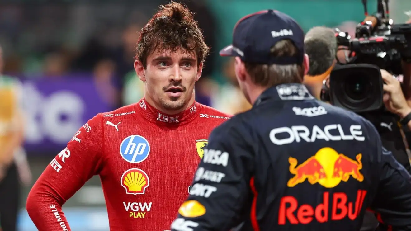 Charles Leclerc issues just two clear words over Max Verstappen's title chances