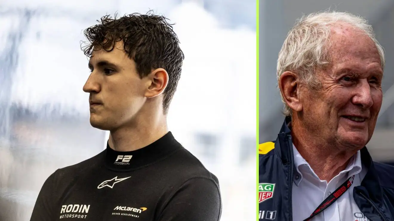 Alex Dunne and Helmut Marko.