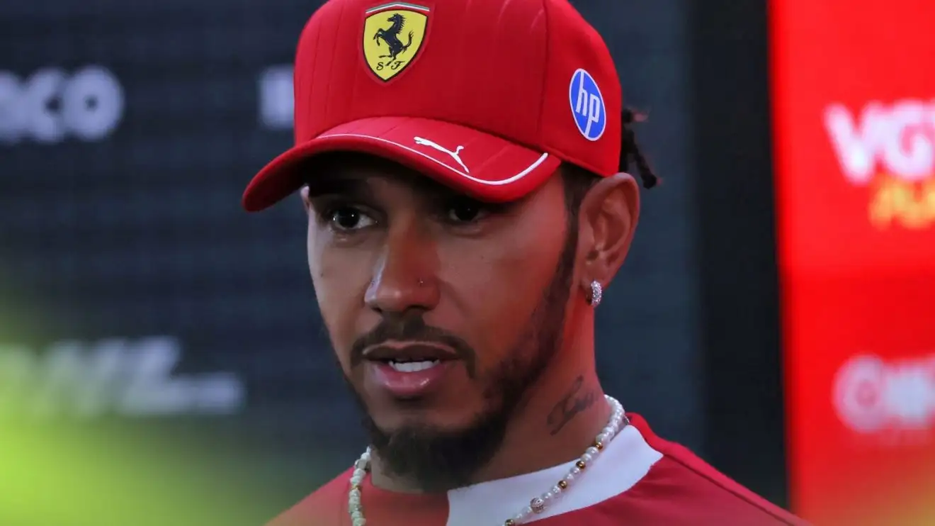 Ferrari driver Lewis Hamilton pictured at the 2025 Singapore Grand Prix