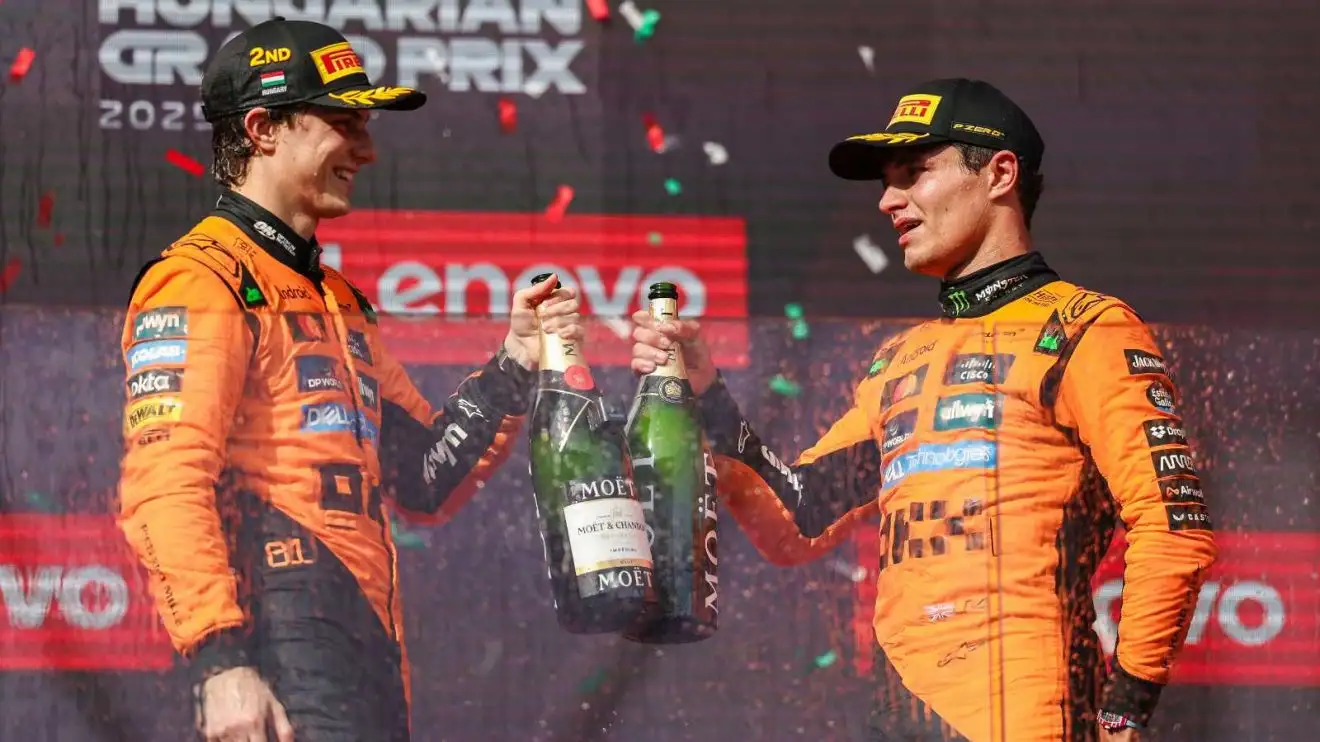 Lando Norris Oscar Piastri McLaren Formula 1 F1 PlanetF1
