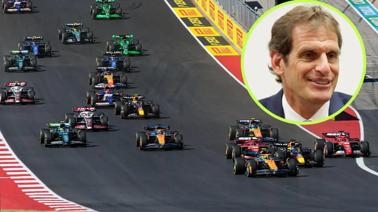The race start of the 2024 United States Grand Prix.