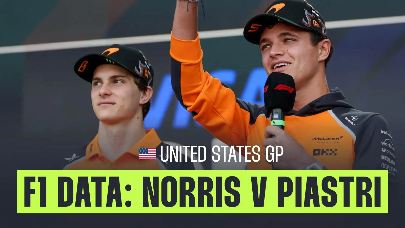 F1 data: Oscar Piastri mistakes revealed as Lando Norris telemetry emerges