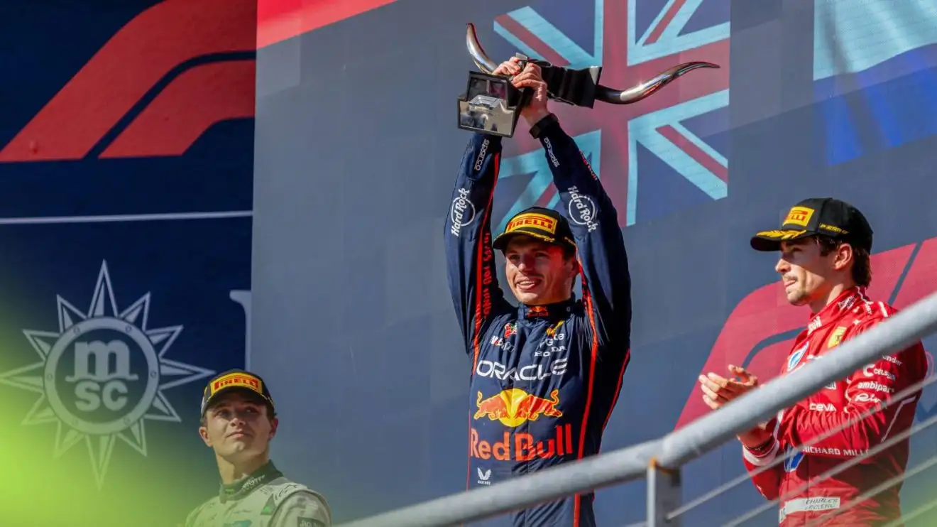 Max Verstappen, Red Bull, 2025 United States Grand Prix.