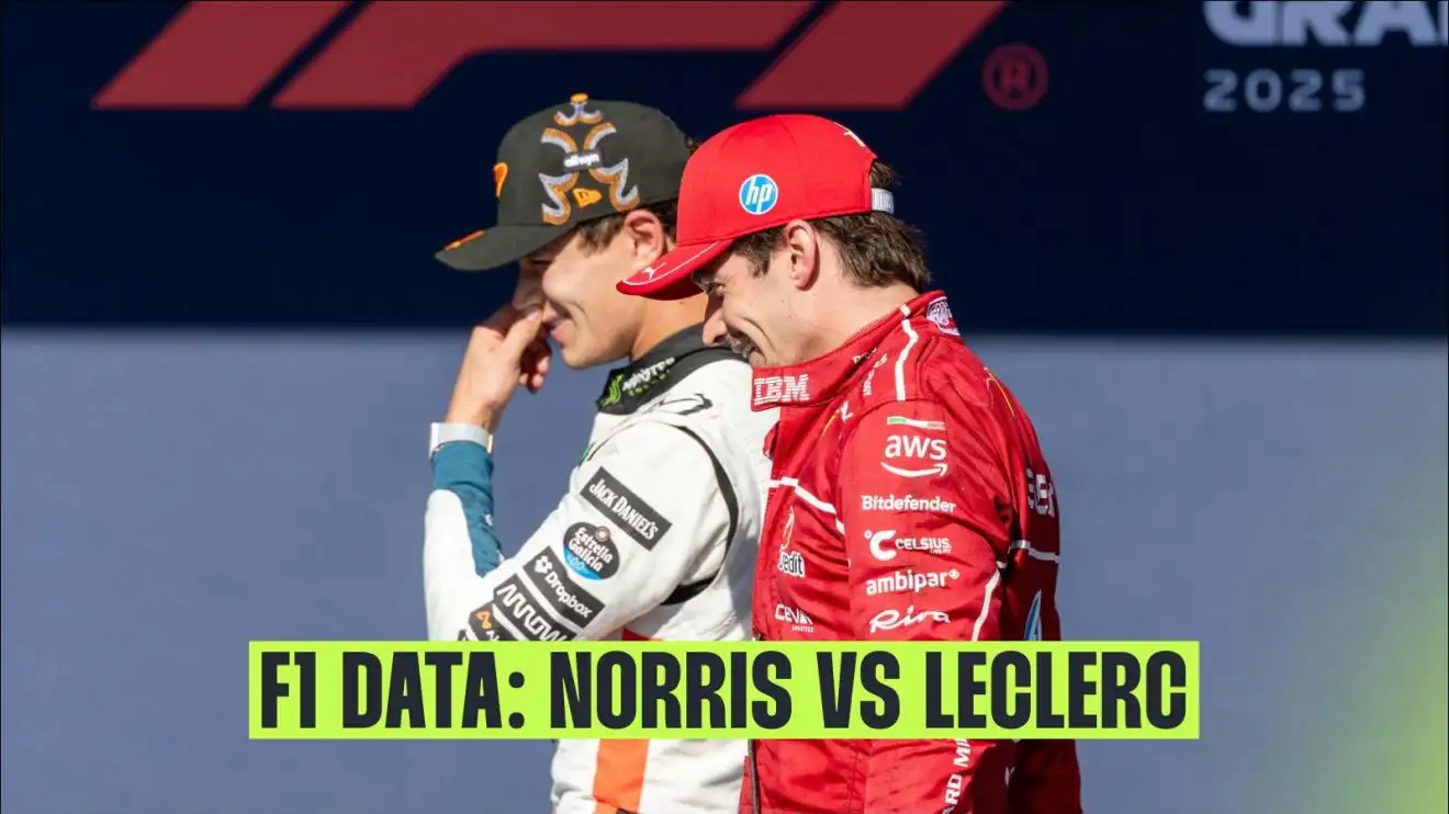 Charles Leclerc and Lando Norris did battle in Austin.