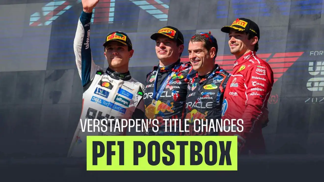 PF1 postbox: Max Verstappen and his title hopes.