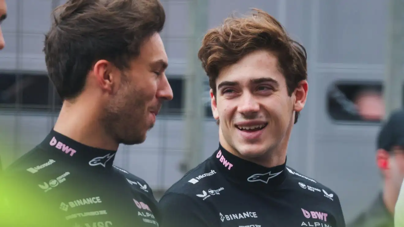Franco Colapinto alongside Pierre Gasly.