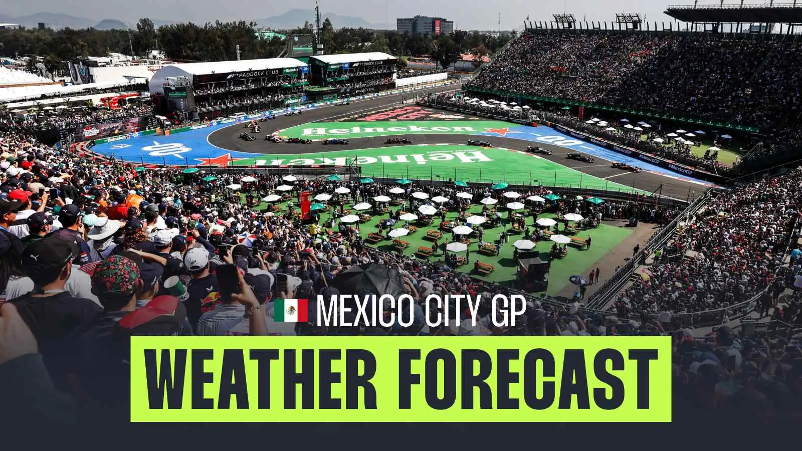 F1 weather: What is the weather forecast for Mexico City GP weekend?