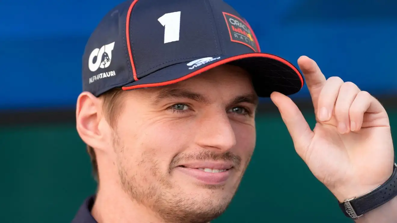 Max Verstappen smiles in Mexico