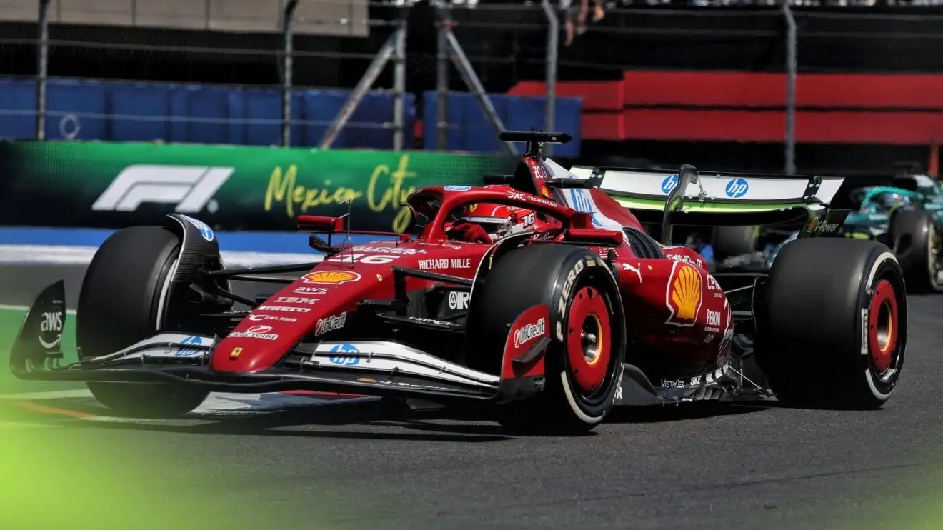 Charles Leclerc was fastest during the opening hour of practice at the Mexican Grand Prix.