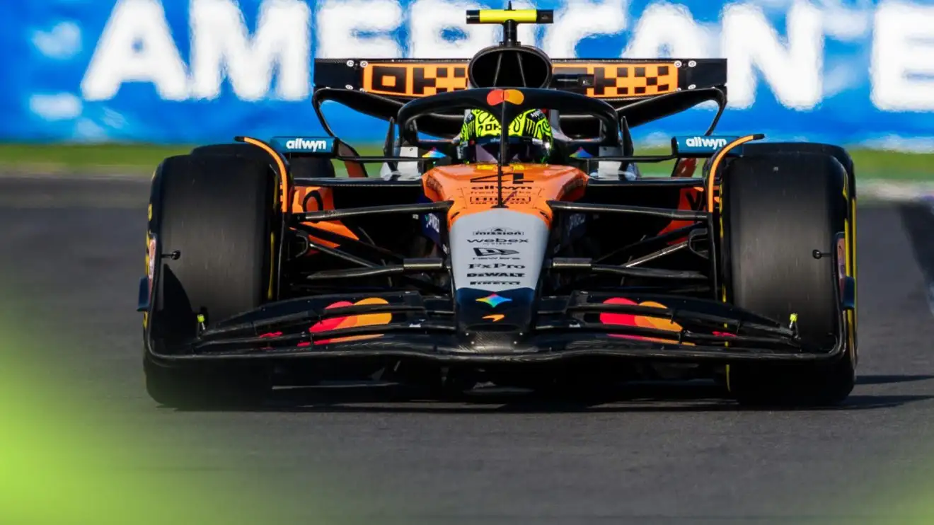 Lando Norris was fastest in final practice by three-tenths to Lewis Hamilton.