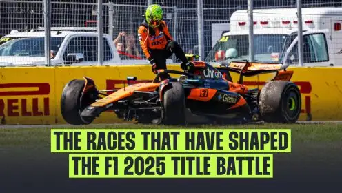 Revealed: Nine races that have shaped the F1 2025 title battle so far