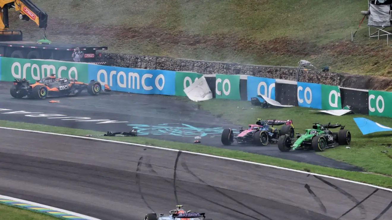Norris Wins Brazilian GP Sprint as Antonelli Points Finger at Piastri Crash Cause