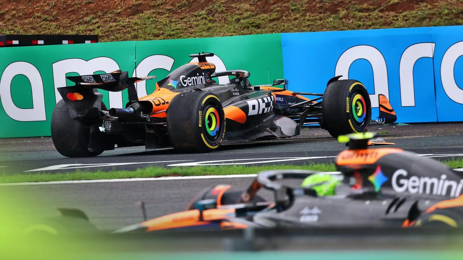 McLaren boss planning 'conversation' with Oscar Piastri Brazilian sprint crash