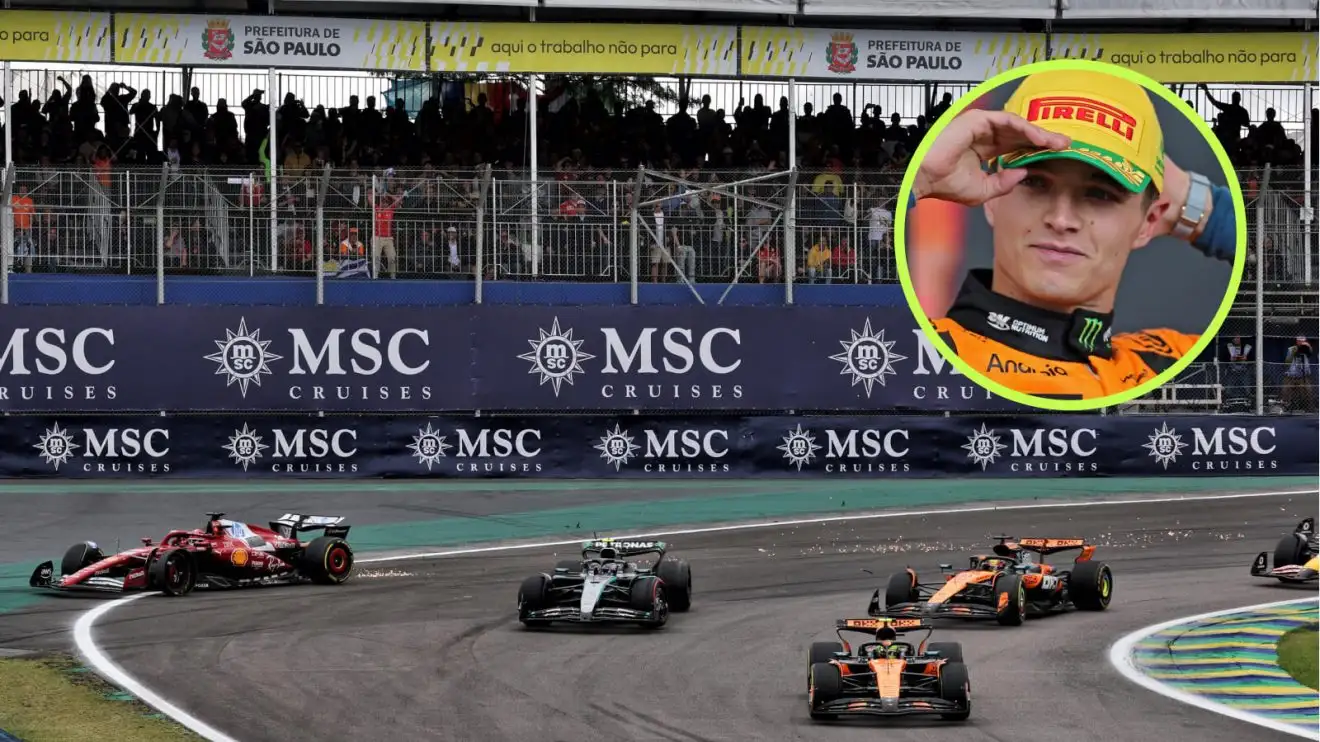 Norris's Eight-Word Reaction to Piastri's Brazilian GP Collision