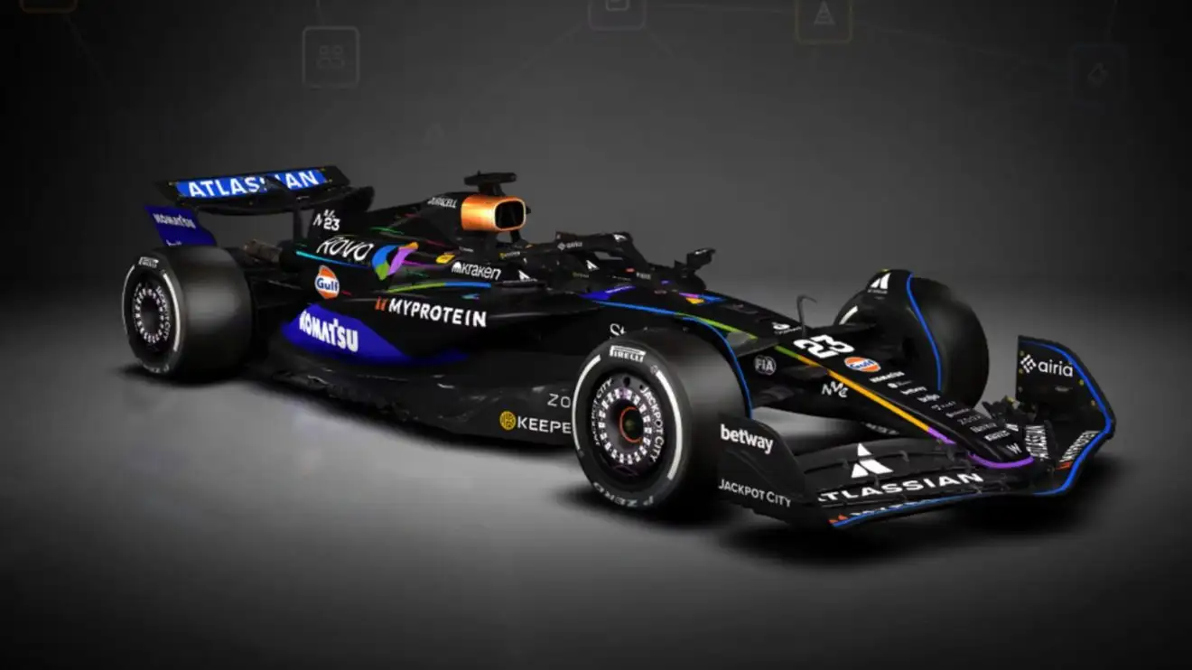 Williams Unveils Dark, Striking Las Vegas GP Livery