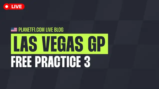 F1 LIVE: Las Vegas GP FP3