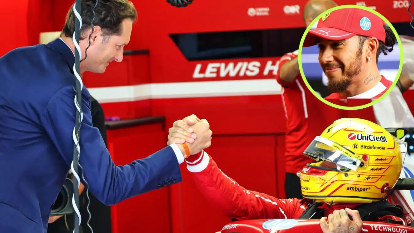 Hamilton Denies Social Media Post Was Response to Ferrari President's Comments