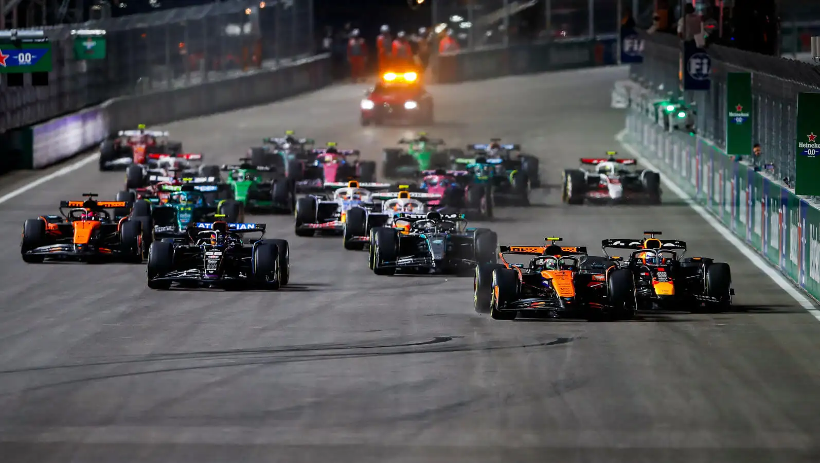Brutal Lando Norris 'doesn't know the rules' in Max Verstappen 'game' in Las Vegas