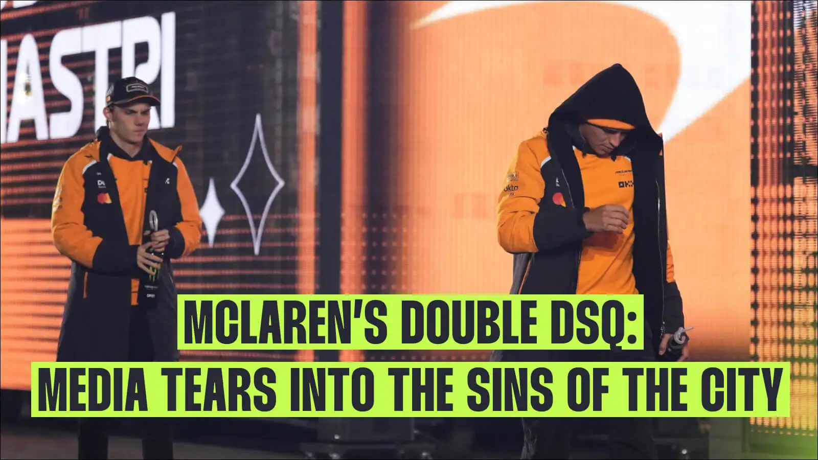 Harakiri! What international media is saying about McLaren after Las Vegas DSQ