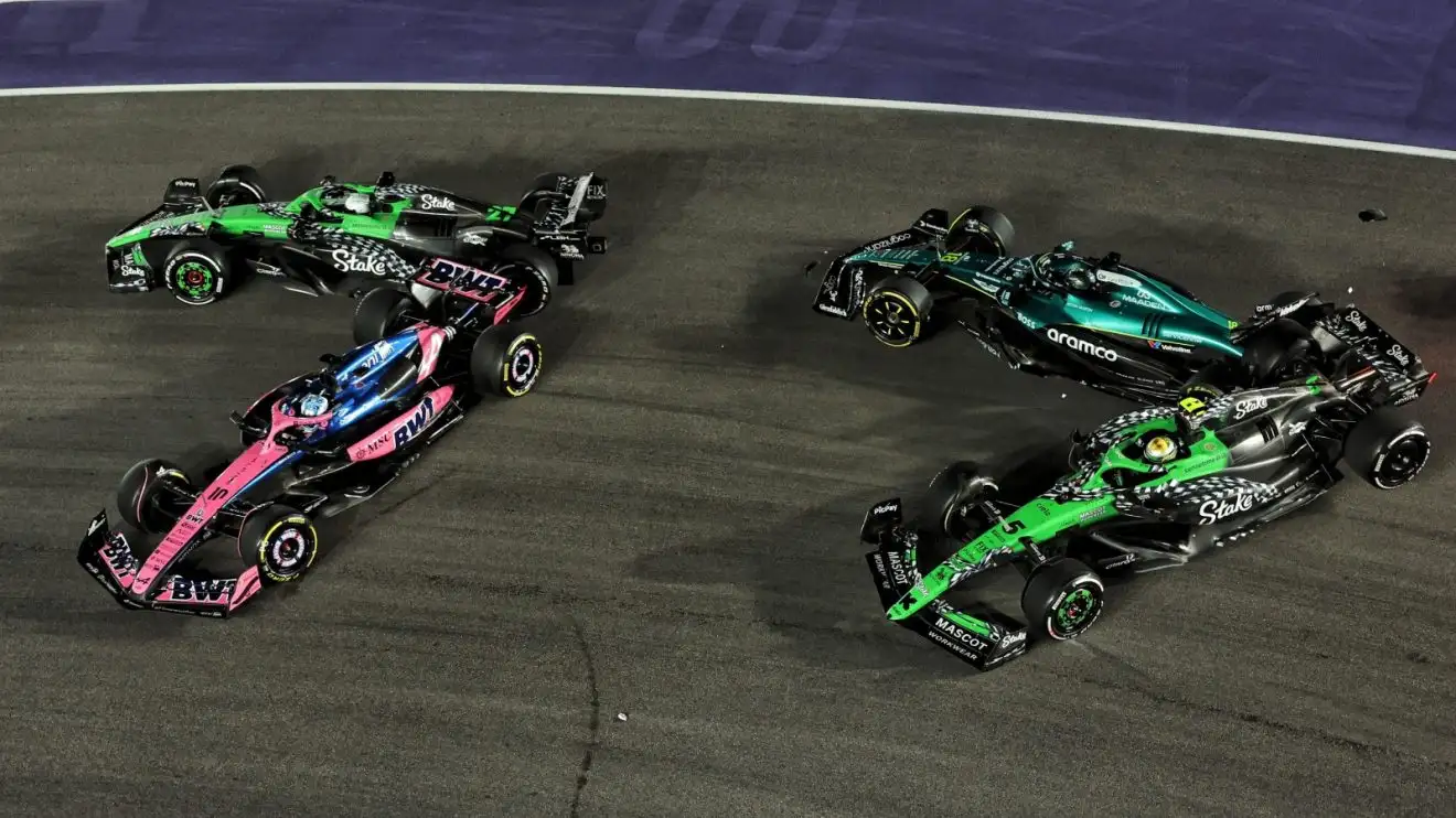 Gasly Blames 'Inexperienced' Drivers for Vegas Lap 1 Chaos