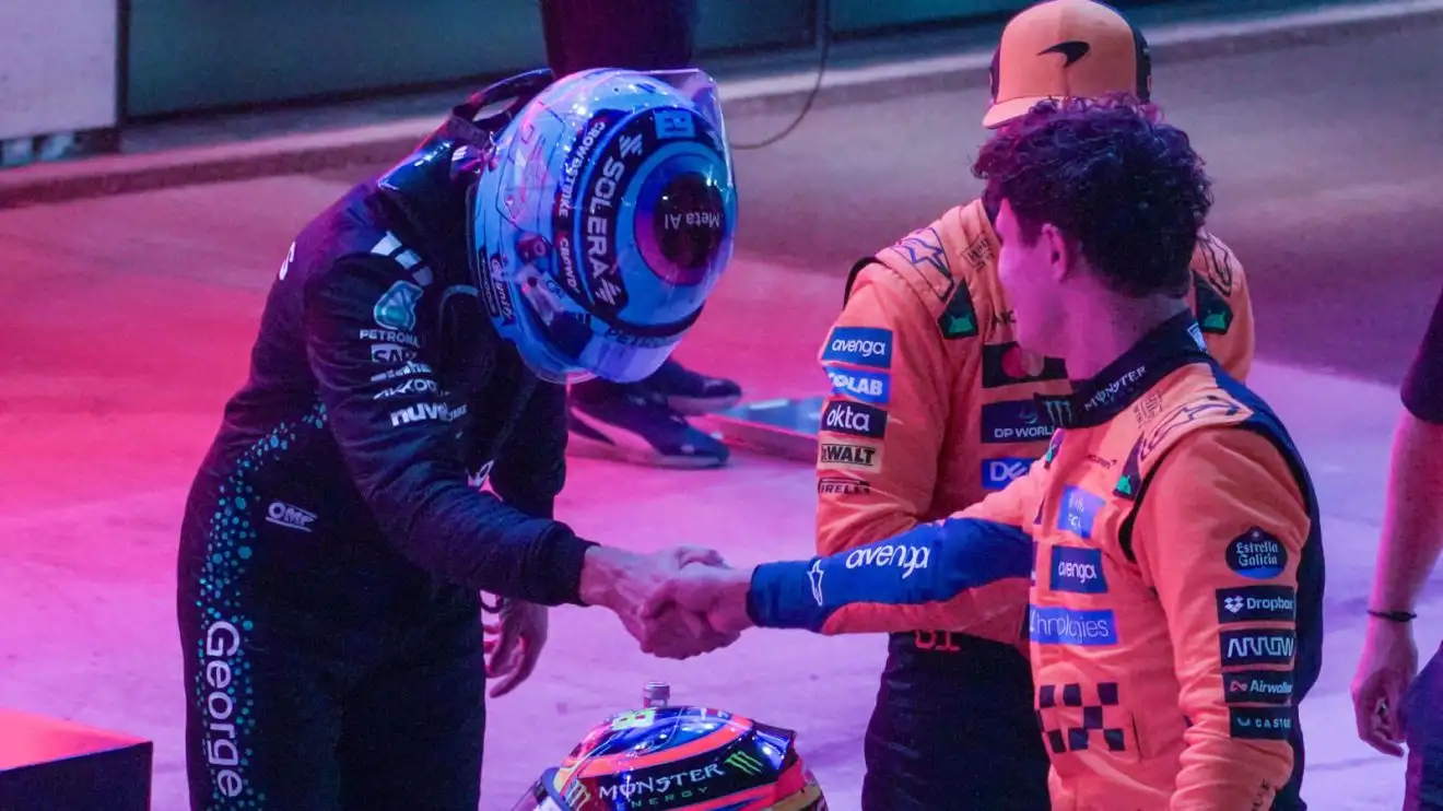 Norris and Russell: 'BS' and Banter, Not a Fallout