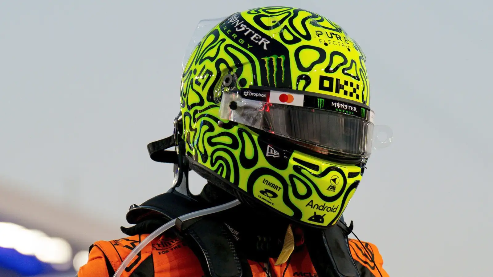 Lando Norris reacts to McLaren Qatar GP strategy error as Verstappen closes in