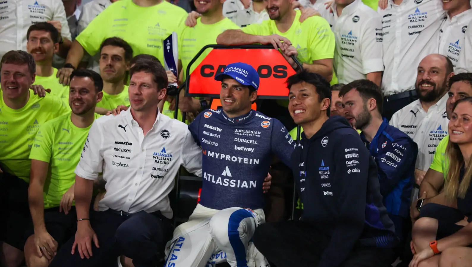 Carlos Sainz warned of 'revenge' after Williams celebrate Qatar podium