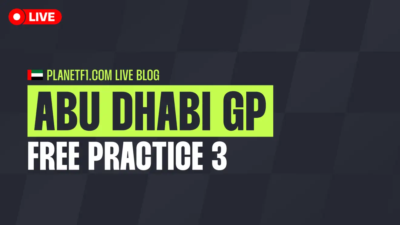 F1 LIVE: Abu Dhabi Grand Prix FP3 Session at Yas Marina