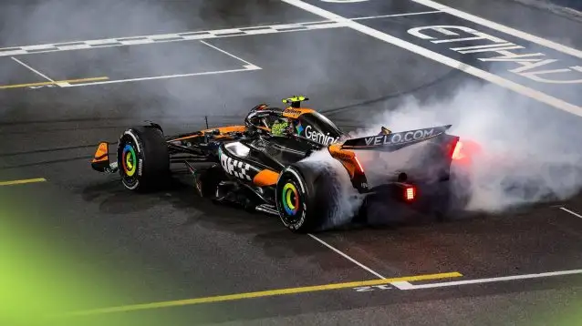 Norris 'ignored' McLaren's cautious burnout warning after Vegas DSQ scare