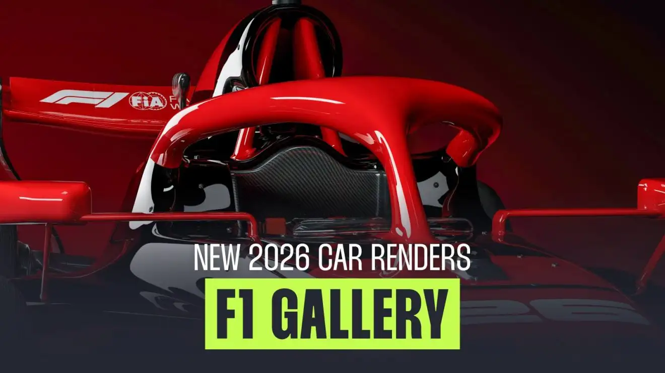 Fórmula 1 revela novas imagens do design do carro para 2026