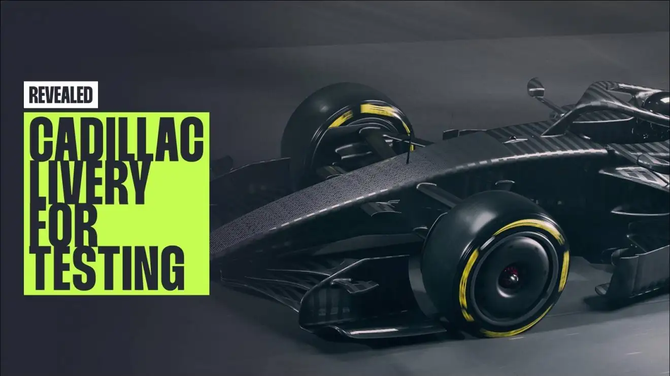 캐딜락, 바르셀로나 프리시즌 테스트용 첫 F1 리버리 공개