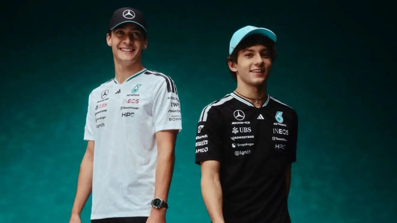 Mercedes Unveils 2026 Adidas Team Kit with Russell and Antonelli