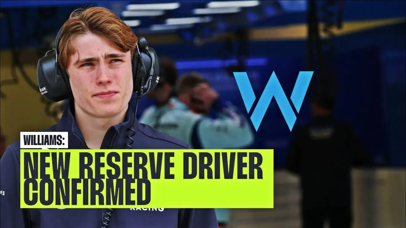 Williams Appoints Luke Browning as 2026 Reserve Driver