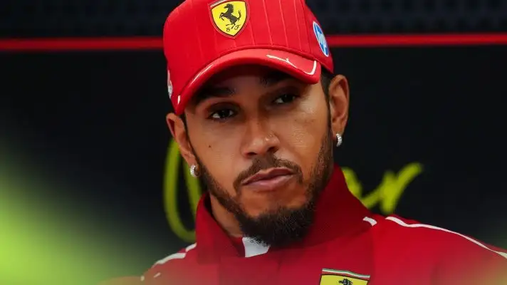 Lewis Hamilton during an FIA press conference