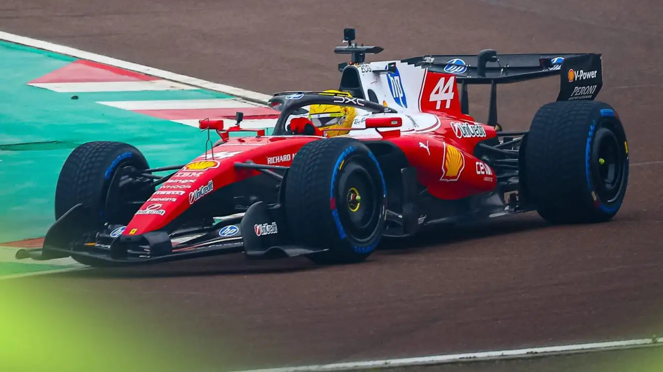 Lewis Hamilton completes first laps in Ferrari SF-26 at Fiorano shakedown